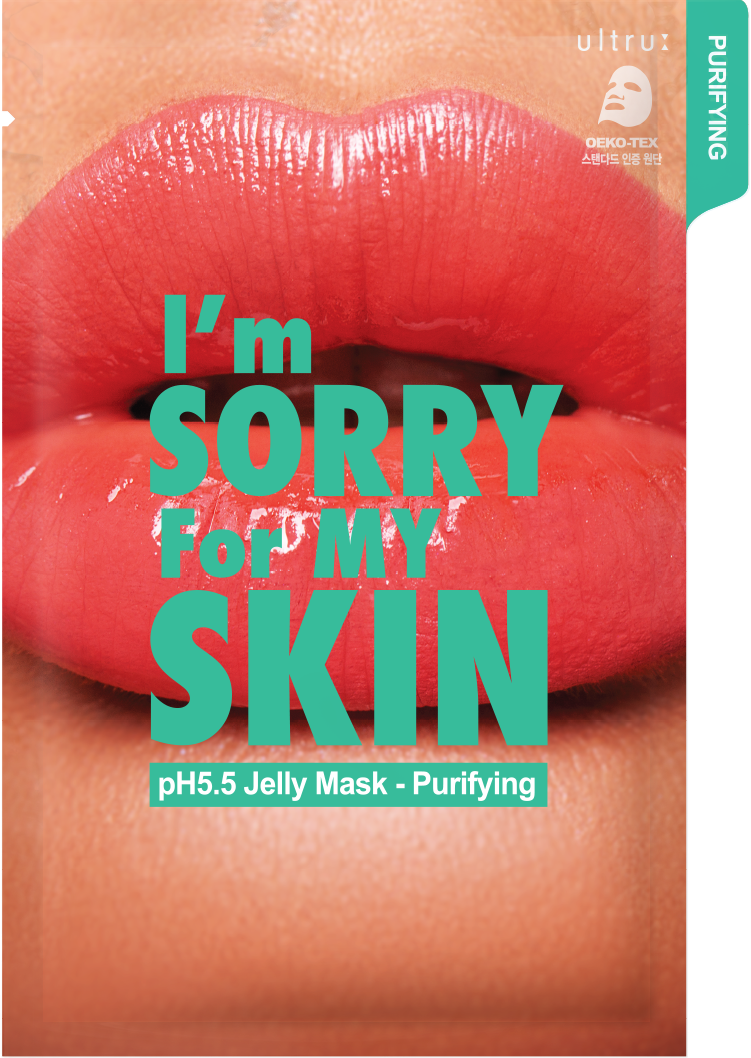 Masca pentru fata cu efect de curatare 1 buc / 33 ml I'm sorry for my skin