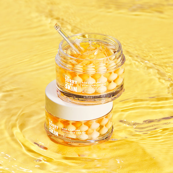 Gel hidratant cu microcapsule de crema cu vitamina C si niacinamide 50 gr I'm sorry for my skin