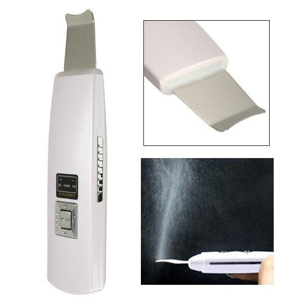Aparat ultrasonic ionic skin scrubber pentru ingrijirea tenului