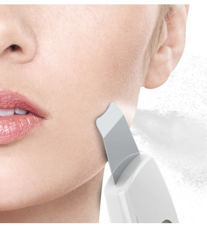 Aparat ultrasonic ionic skin scrubber pentru ingrijirea tenului