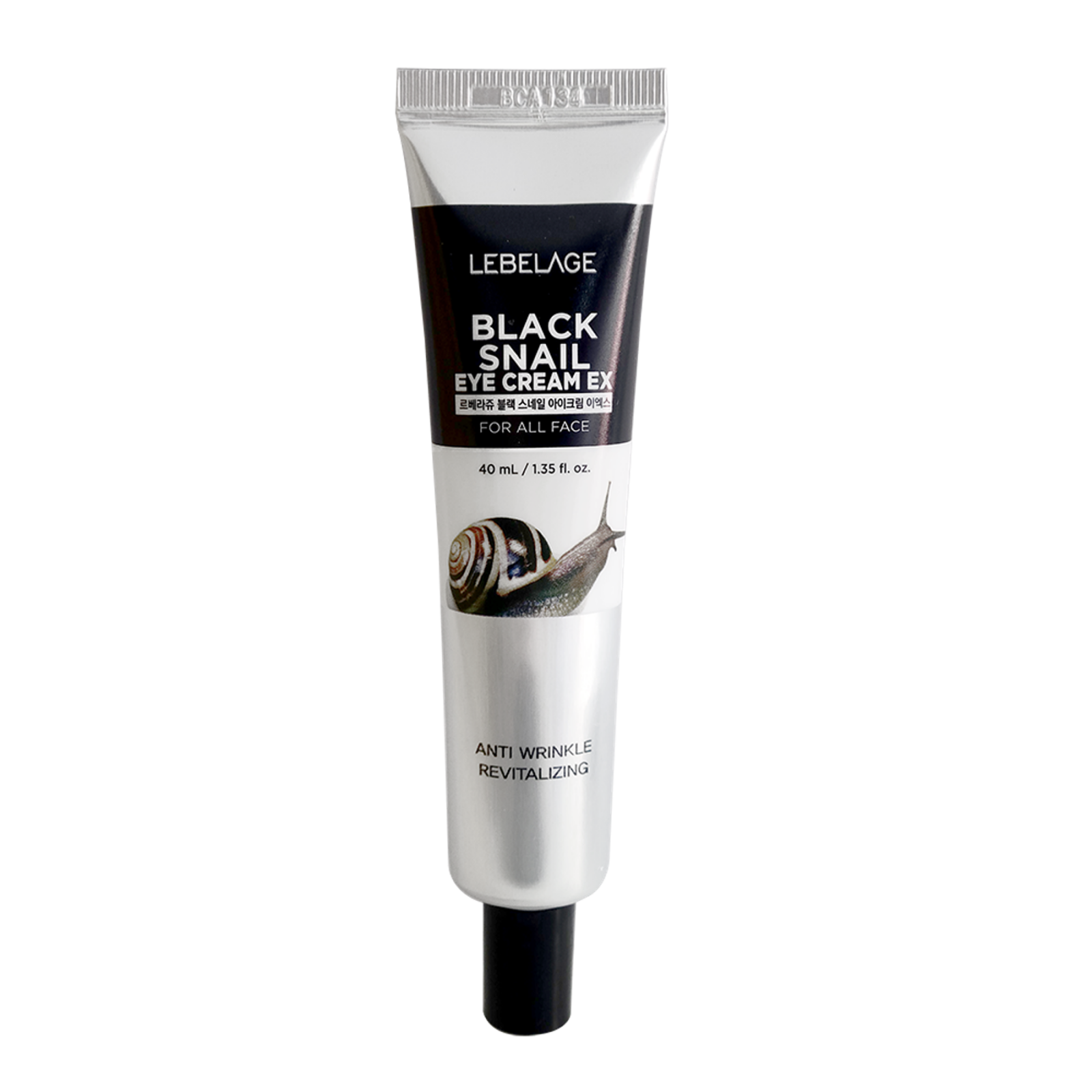 Crema contur ochi Black Snail cu extract de melc si centela asiatica, 40 ml Lebelage