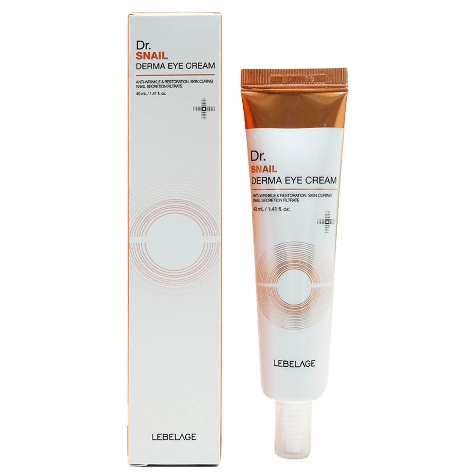 Crema contur ochi Dr Snaill cu extract de melc si colagen, antiageing, 40 ml Lebelage