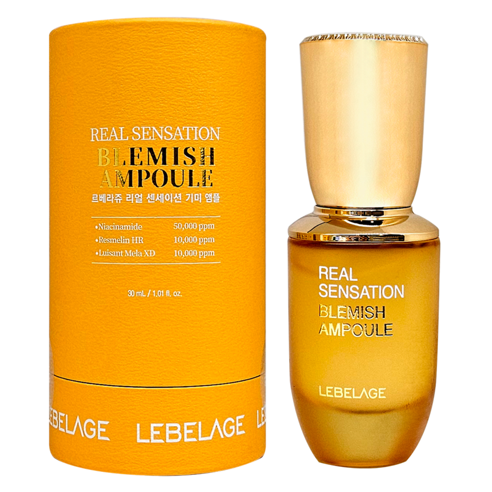 Ser pentru fata Blemish Real Sensation cu niacinamide, 30 ml Lebelage