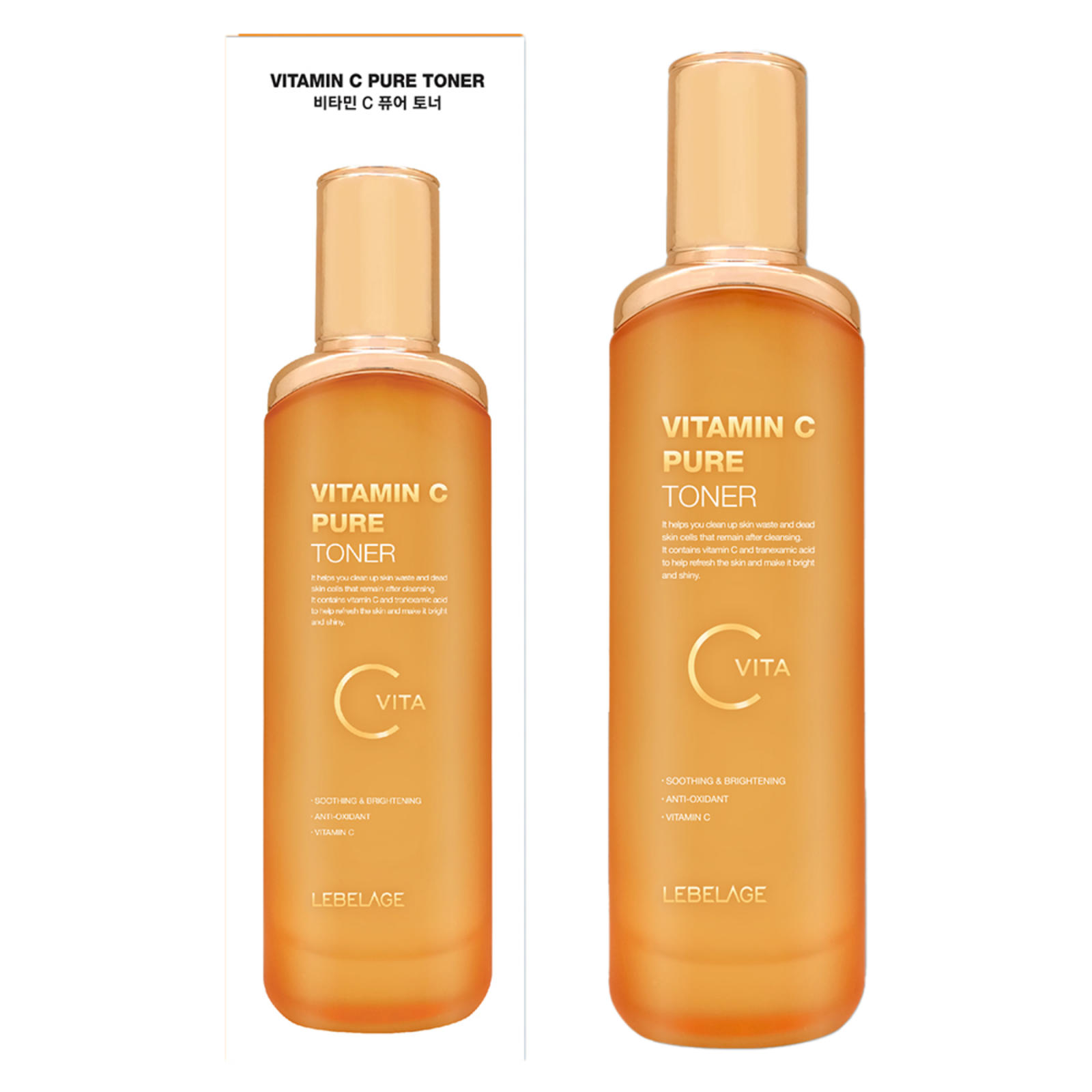 Toner pentru fata si gat cu Vitamin C, 120 ml Lebelage