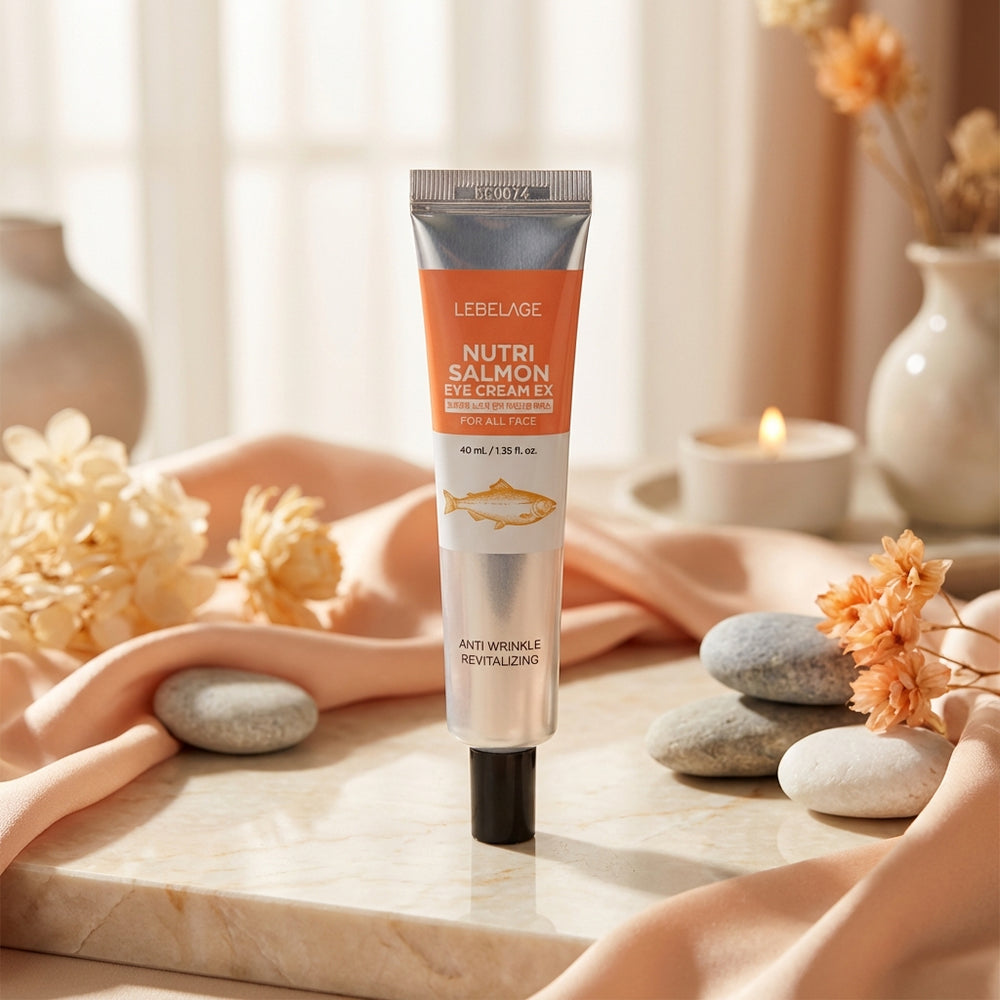 Cremă contur ochi nutri salmon imbogatita cu ulei de somon și centela asiatică, 40 ml Lebelage