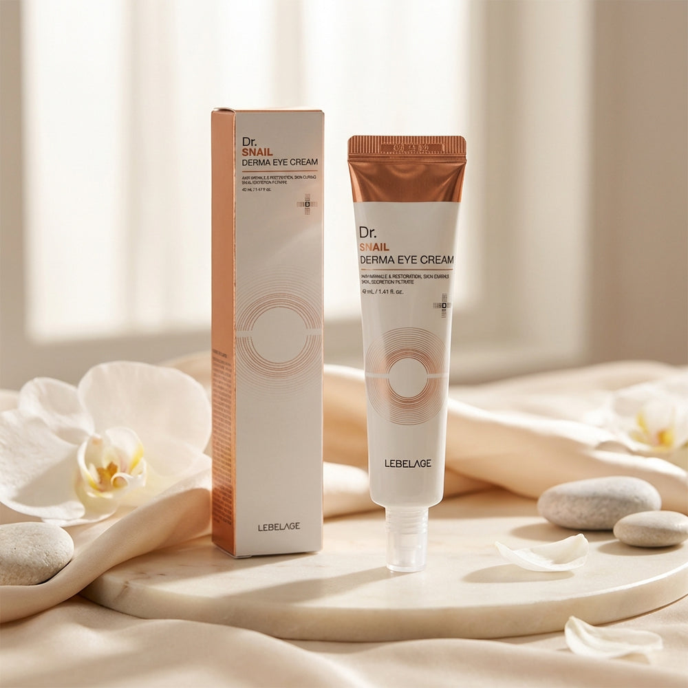 Cremă contur ochi dr snaill cu extract de melc și colagen, antiageing, 40 ml Lebelage