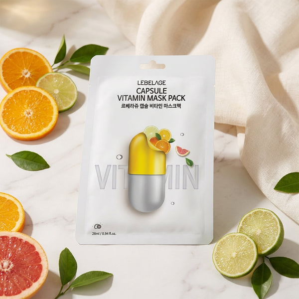 Mască față capsule vitamin tree fruit, 28 ml, Lebelage