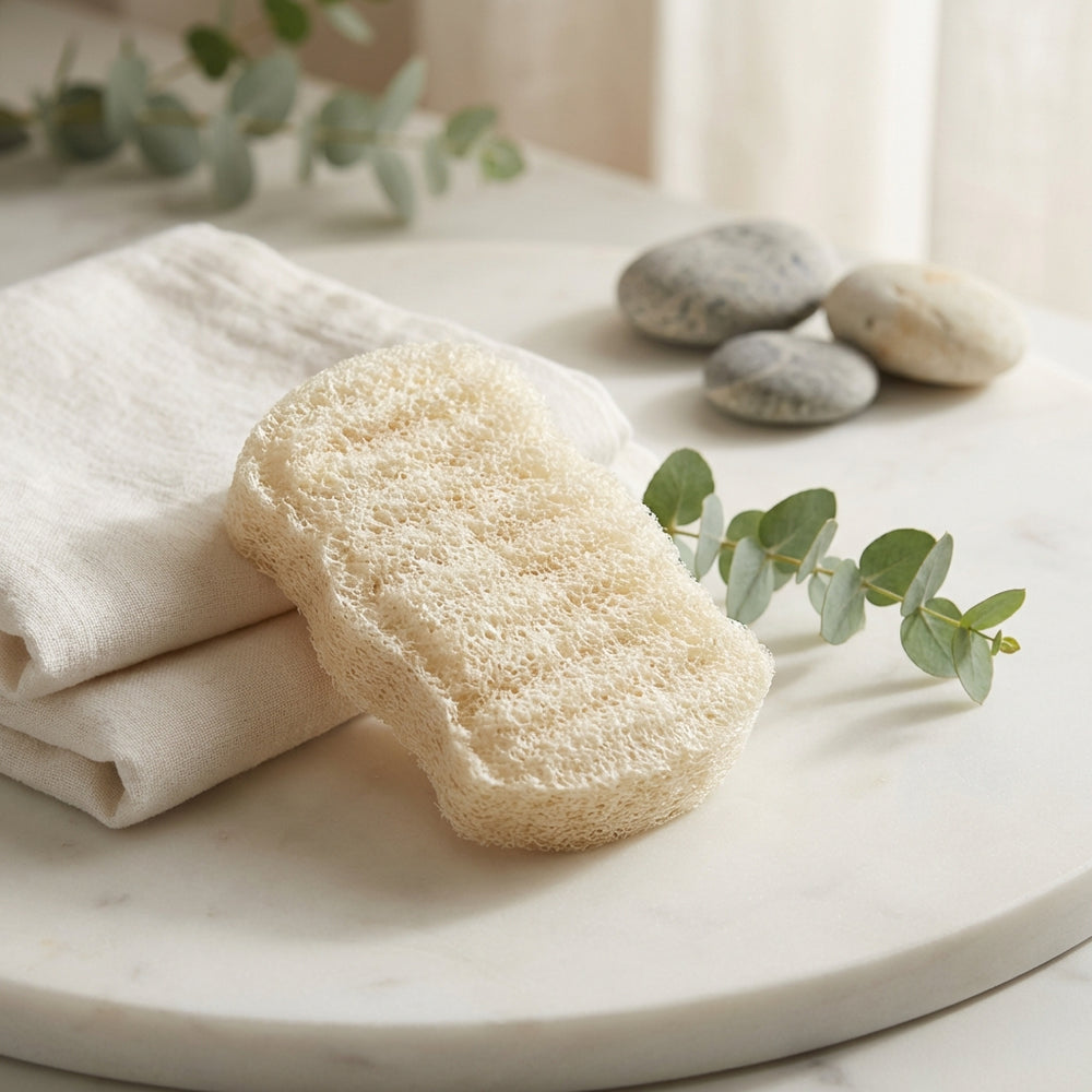 Burete natural konjac pure pentru corp și ten