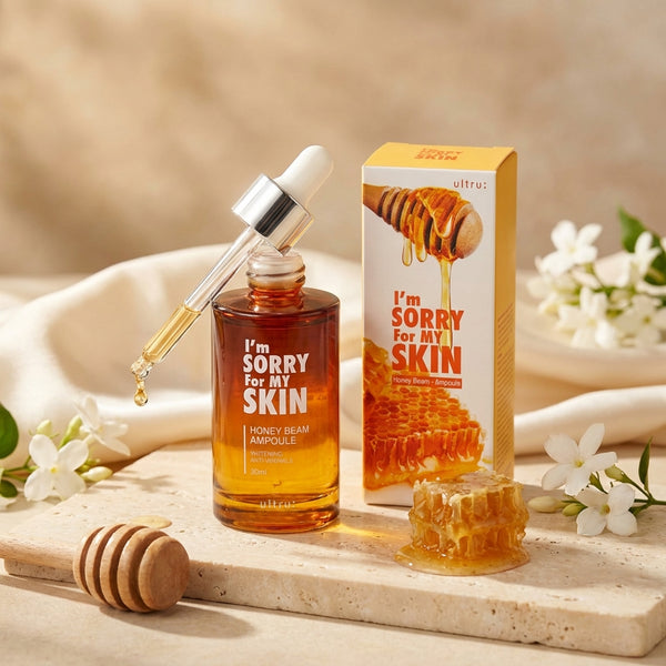 Ser față cu extract de miere cu efect de albire și antiageing 30 ml I'm sorry for my skin