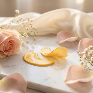 Mască hidrogel gold pentru ochi - plic - set 7 bucăți