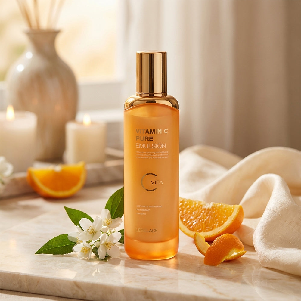 Emulsie pentru față și gat cu vitamin c și acid tranexamic 120 ml Lebelage