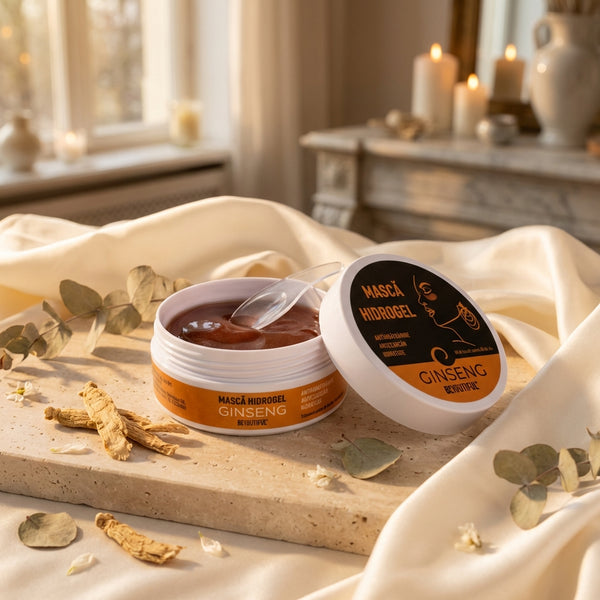 Mască hydrogel pentru ochi cu extract de ginseng, ten gras, Beyoutiful, 60 bucăți