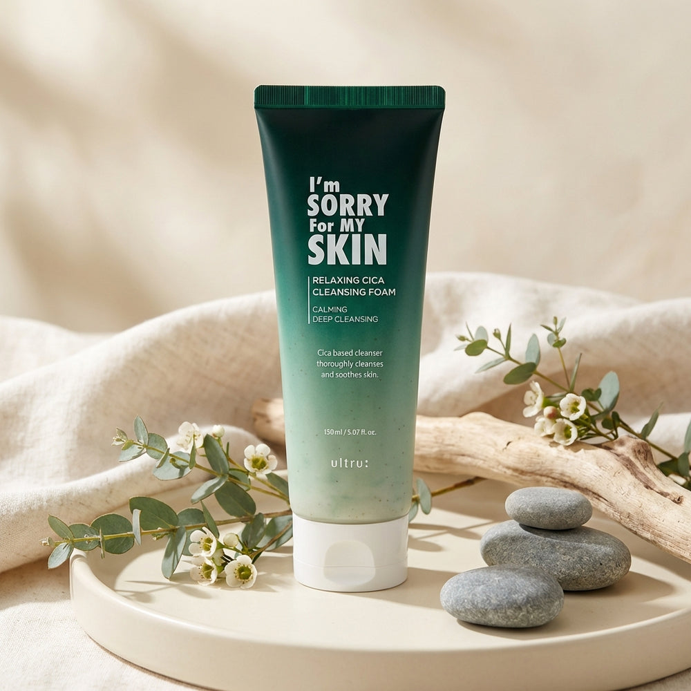 Spumă de curățare cu cică pentru piele sensibilă 150 ml i' sorry for my skin