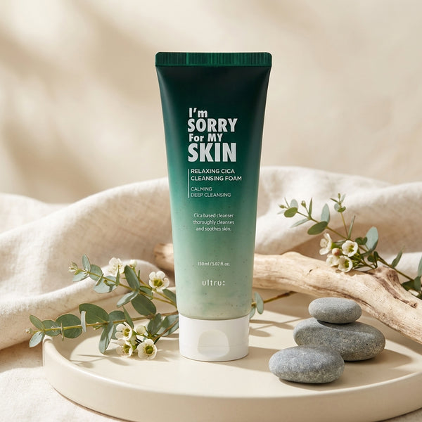 Spumă de curățare cu cică pentru piele sensibilă 150 ml i' sorry for my skin