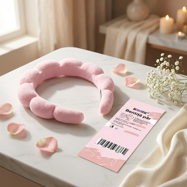 Bentiță pentru păr, pentru machiaj, skincare, Beyoutiful