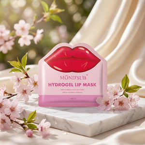 Mască hydrogel pentru buze cu extract de cireșe și niacinamide