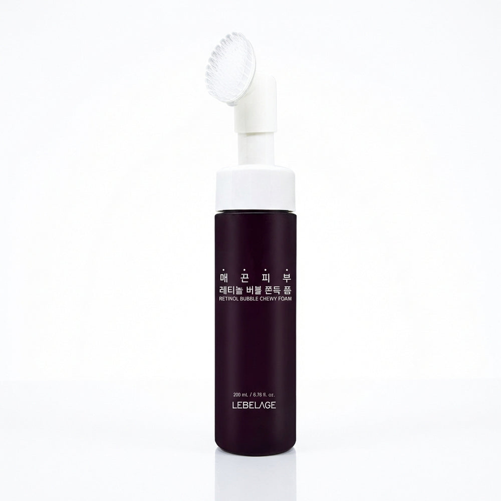 Spumă de curățare retinol, flacon cu perie incorporata, 200 ml Lebelage
