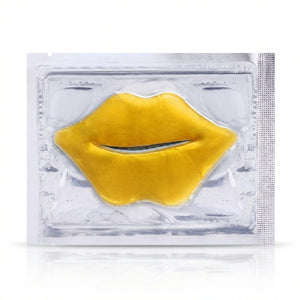 Mască hidrogel gold pentru buze - set 5 buc