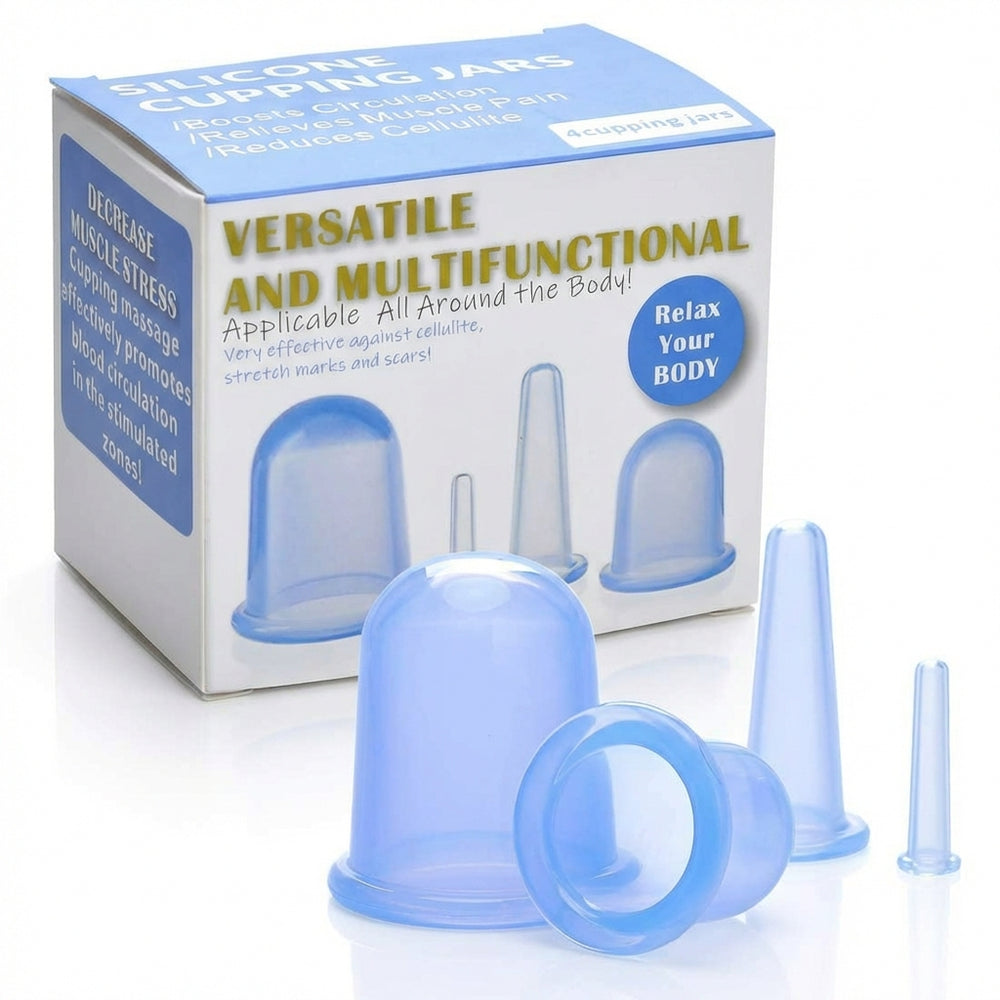 Set 4 ventuze masaj anticelulitic