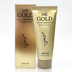 Spumă de curățare față 24 gold, 100 ml Lebelage