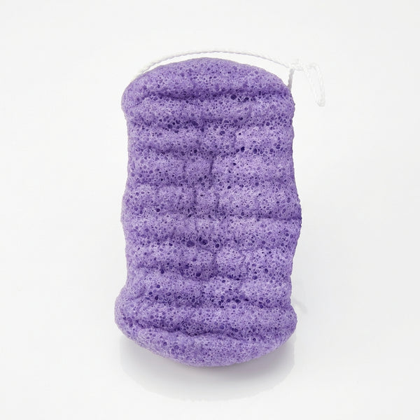 Burete natural konjac cu lavandă pentru corp și ten