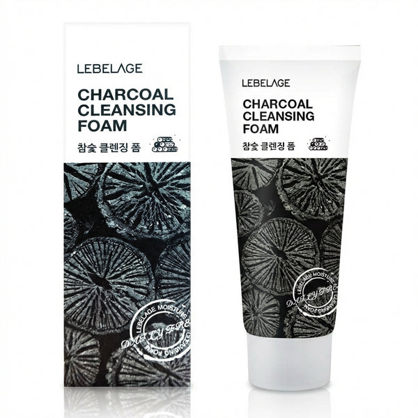 Spumă de curățare cu cărbune, 100 ml Lebelage