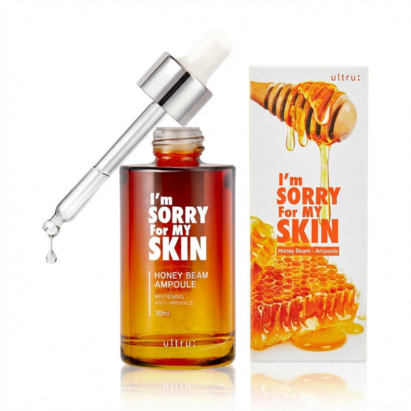 Ser față cu extract de miere cu efect de albire și antiageing 30 ml I'm sorry for my skin