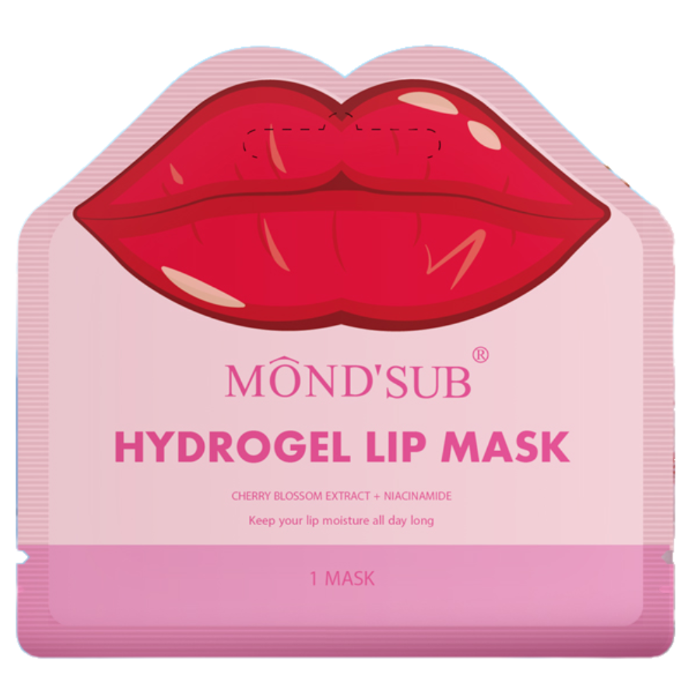 Masca hydrogel pentru buze cu extract de cirese si niacinamide