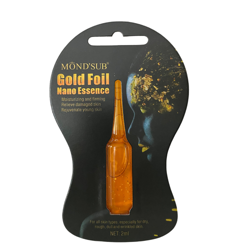 Ser pentru fata cu particule de aur 2ml