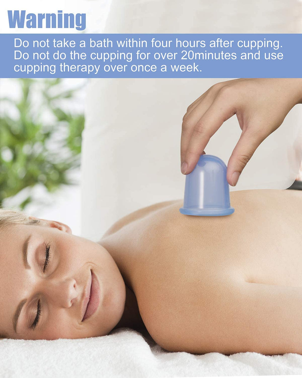 Set 4 ventuze masaj anticelulitic