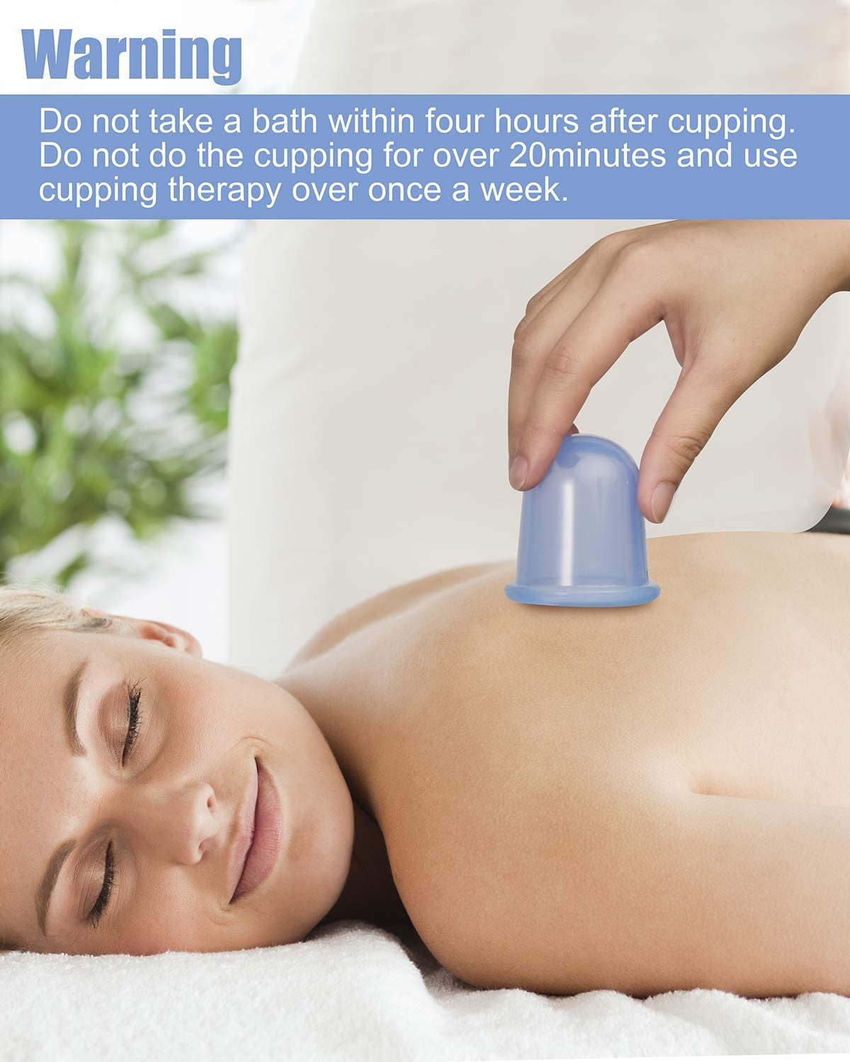 Set 4 ventuze masaj anticelulitic