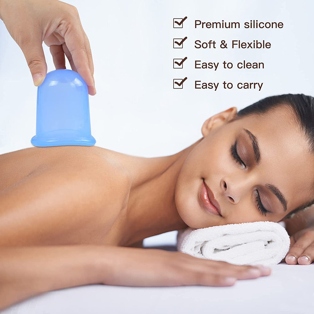 Set 4 ventuze masaj anticelulitic