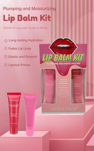 Set balsam de buze pentru contur si hidratare