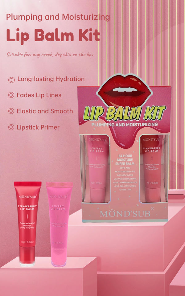 Set balsam de buze pentru contur si hidratare