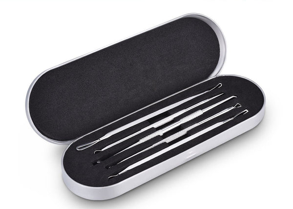 Trusa 5 instrumente inox pentru extractia comedoanelor si a punctelor negre